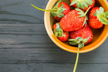 Fresh Strawberries in bow