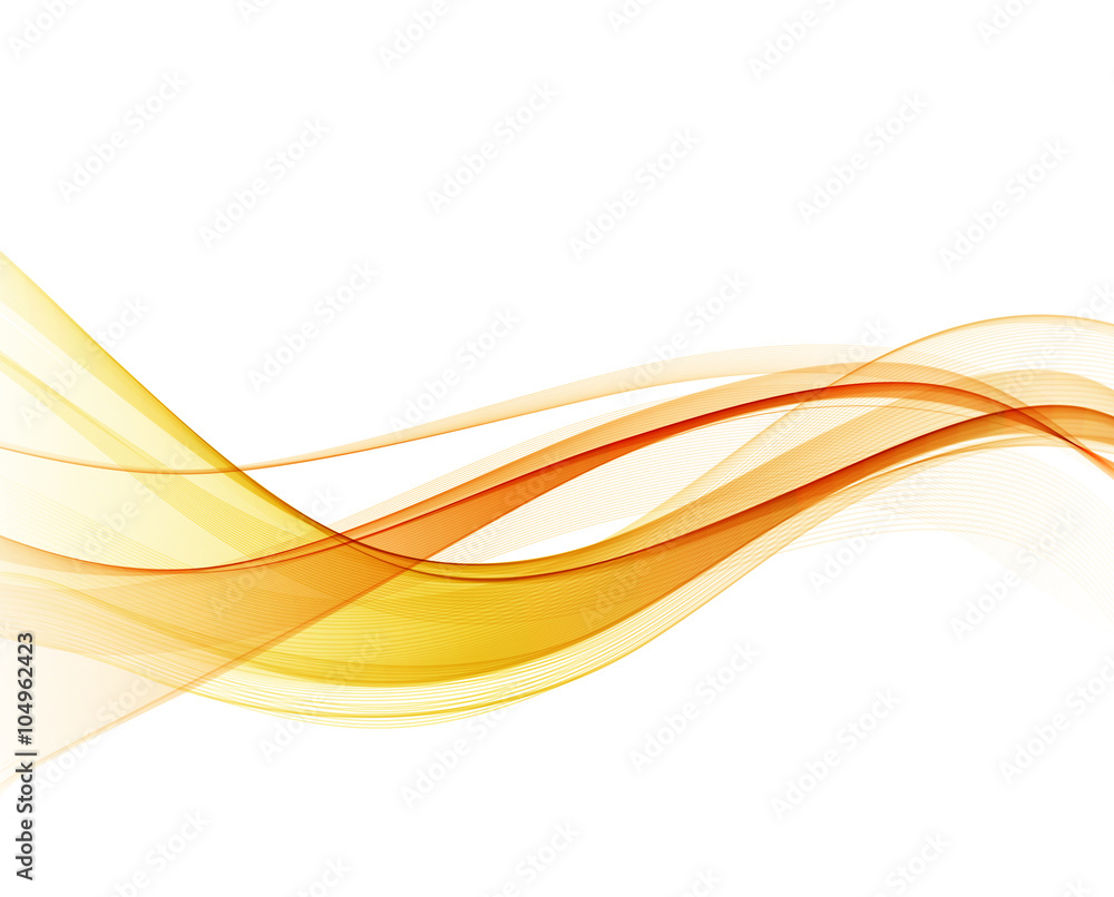 Poster Abstract color wave design element