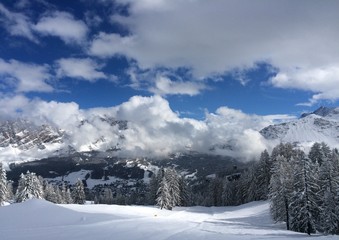 Obraz premium winter dolomiti
