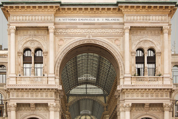 Fototapeta na wymiar Galleria Vittorio Emanuele II