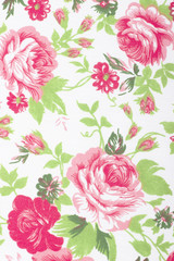 vintage style of tapestry flowers fabric pattern background
