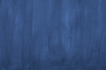 Blue painted artistic canvas