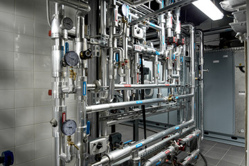 Industry concept pipes tubes