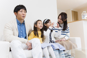 Obraz premium 団らんする家族