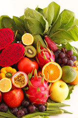 新鮮な野菜と果物