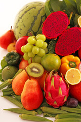 新鮮な野菜と果物