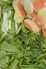 Set of thai vegetable ingredients