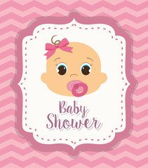 Fototapeta na wymiar Baby shower design 