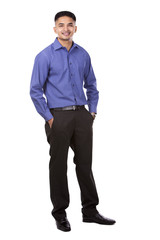 handsome east asian businessman