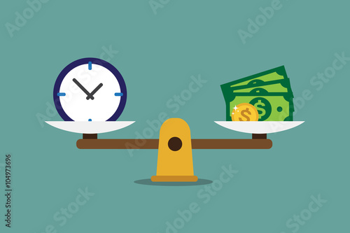 "Time is money" Stock image and royalty-free vector files on Fotolia.com - Pic 104973696