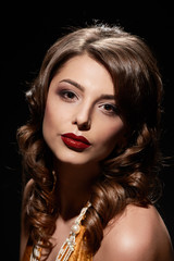 Fototapeta premium gorgeous girl portrait