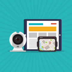 Obraz premium Technology icon design 