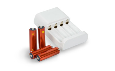 Battery charger with batteries isolated