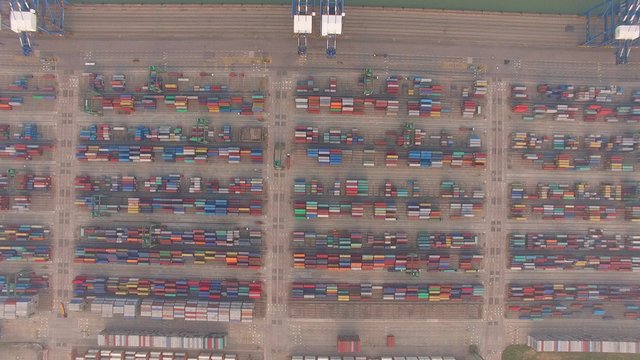 Shanghai, port, cargo containers