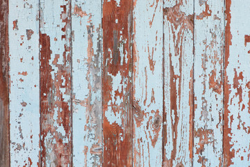 Old cracked paint on boards