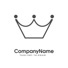 King logo icon Vector