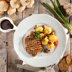Pork Steak with Potato