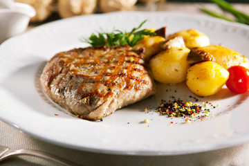 Pork Steak with Potato
