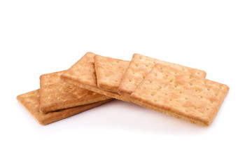 Cracker isolated on white background