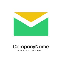 Mail vector logo icon