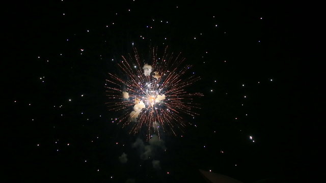Beautiful Firework on sky