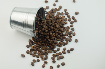 Coffee on a white background