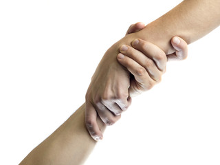 helping hand, isolated image