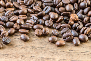 roasted coffee beans, can be used as a background