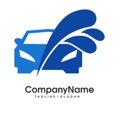 Car Wash logo icon Vector