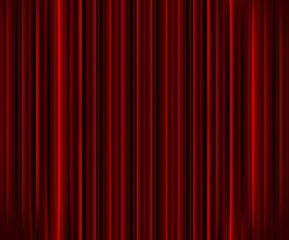 Theater curtain.
Red curtain with vertical pleats, illuminated. Fractal.