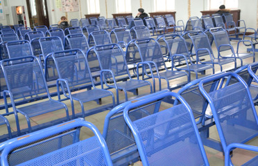 waiting room at the railway station