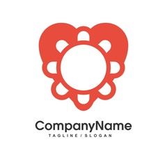 wedding logo icon vector