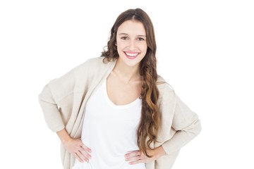 Fototapeta premium Woman with hands on hips