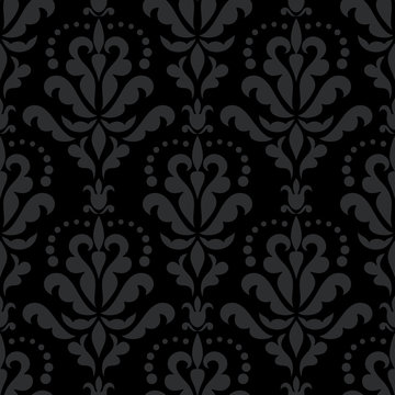 Damask beautiful background with rich, old style, luxury ornament