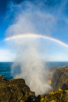 Rainbow at Llanes, Asturias,