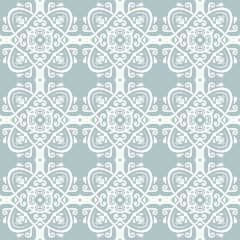 Oriental vector classic ornament. Seamless abstract background