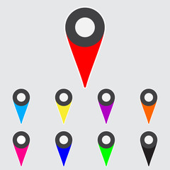 Color map pointer icons