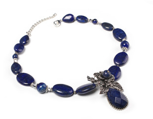 Necklace made of semi-precious gems