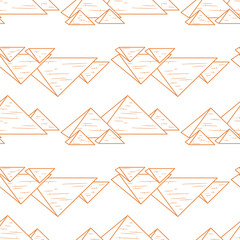 seamless orande pyramids