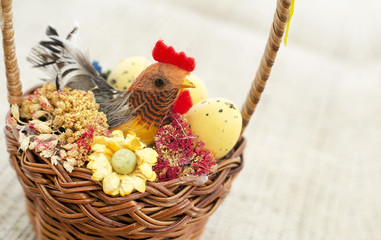 Cute Easter decoration basket