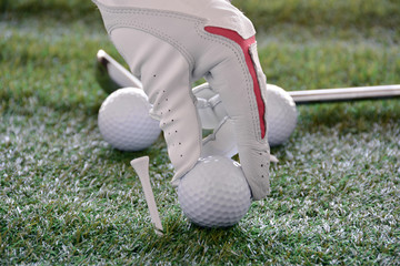 Sport objects related to golf s