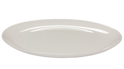 china plate isolated at white background