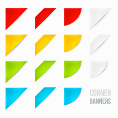 Set of Corner Banners