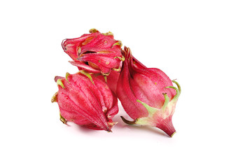 roselle isolated on white background