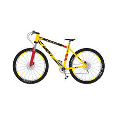 Fototapeta premium Mountain bike