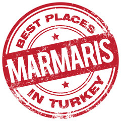 mamaris turkey stamp