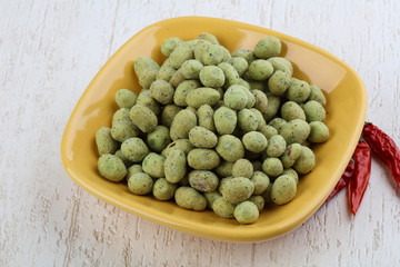 Wasabi peas