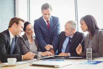 Businesspeople in conference room