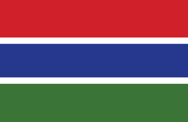 Gambian flag.