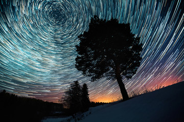 Star trails